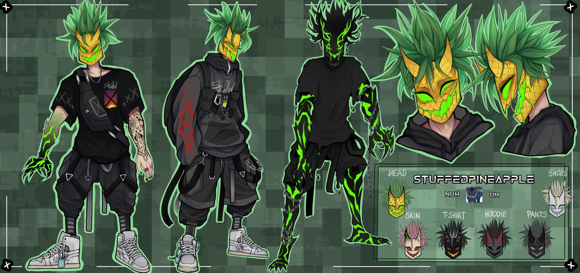 Stuffedpineapple Ref Sheet