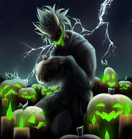 Halloween Stuffedpineapple Illustration